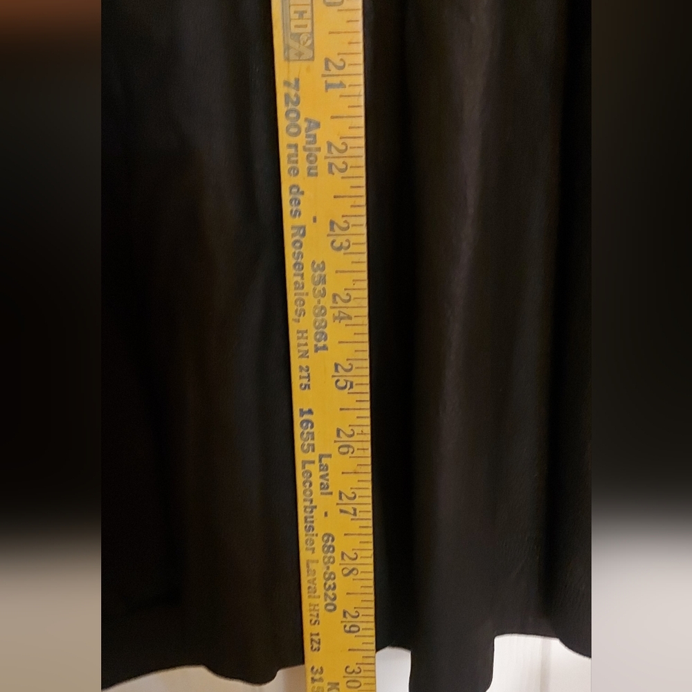 Chic leather Black Midi Skirt - Picture 8 of 12